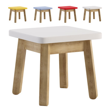 Табурет Childrens Ruffy White