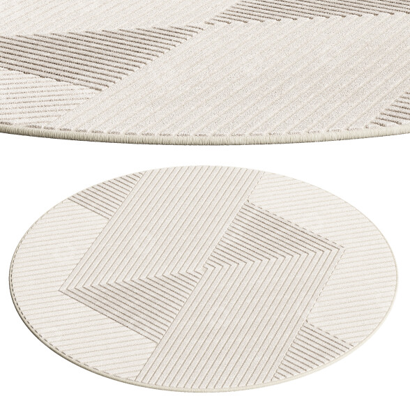 Tapis Benuta Round Mars modèle 3D
