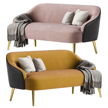 Sofa Kuba 2 Seater 3D-Modell