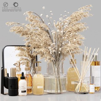 Декор Bathroom Set 014 3D модель