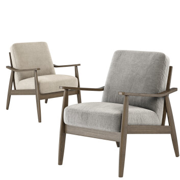 Fotel  Mid Century Modern Model 3D
