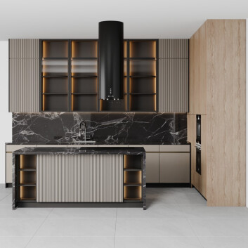 Kuchnia  Modern 41 Model 3D
