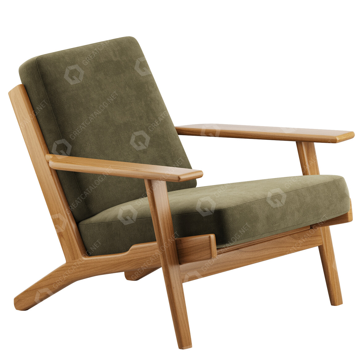 Armchair Getama GE 290 Low 3D model GreatCatalog 46441