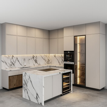 Kuchnia  Modern 34 Model 3D
