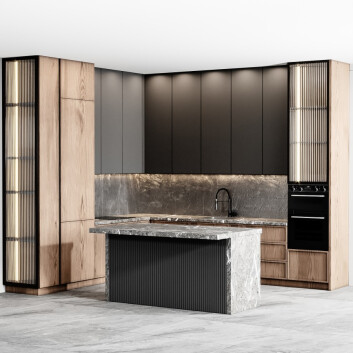 Kuchnia  Modern 36 Model 3D