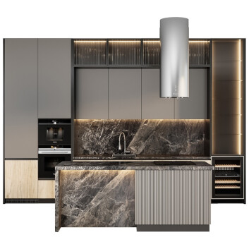 Kuchnia  Modern 38 Model 3D