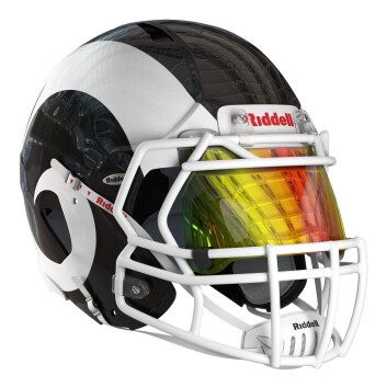 Шолом Riddell Speed Helmet Los Angeles Rams 3D модель