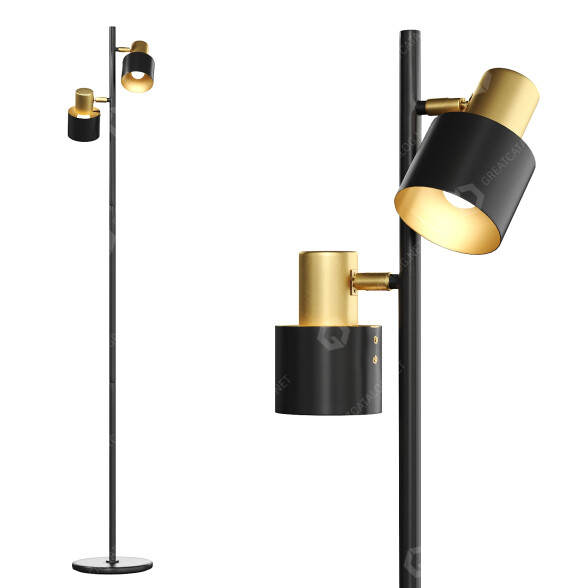 Lampa podłogowa Eglo Fiumara model 3D