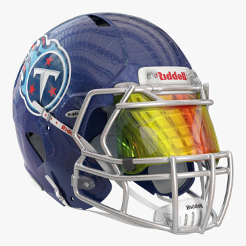 Шолом Riddell Speed Tennessee Titans 3D модель