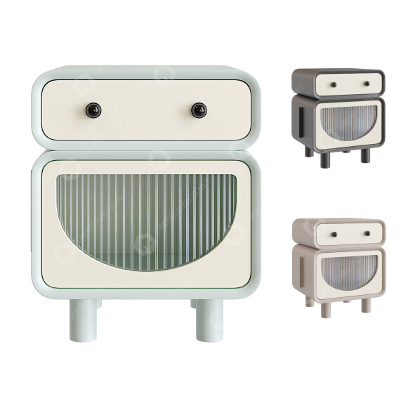 Stolik nocny Litfad Modern Children model 3D