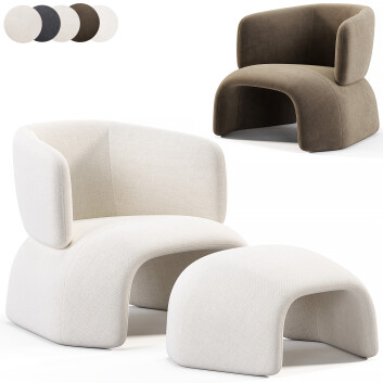 Sillón y otomana Linteloo Icarus