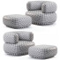 Armchair and Pouf Studiotwentyseven Split - Armada 