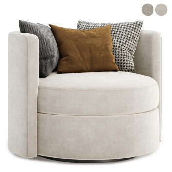 Fotel  Luna Domino The Nest by Sofa Lab Model 3D