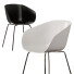 Stuhl CB2 Poppy Black and White Plastic - Zakirov 3d