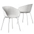 Stuhl CB2 Poppy Black and White Plastic - Zakirov 3d
