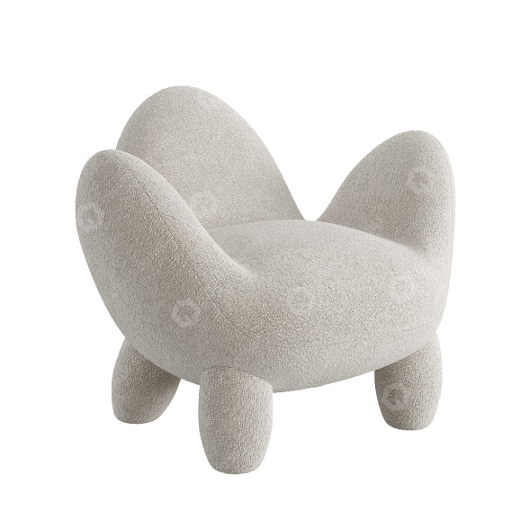 Armchair Kilzi Popcorn 3D model