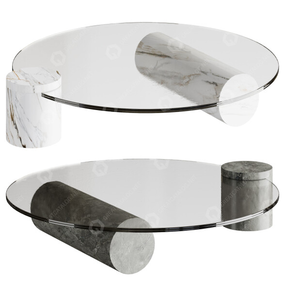 Stolik kawowy Baxter Verre Particulier model 3D