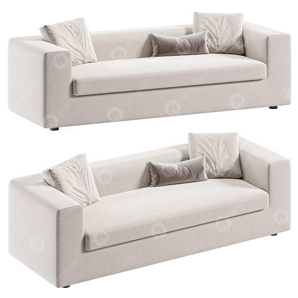 Диван Cappellini Cuba 25 3D модель