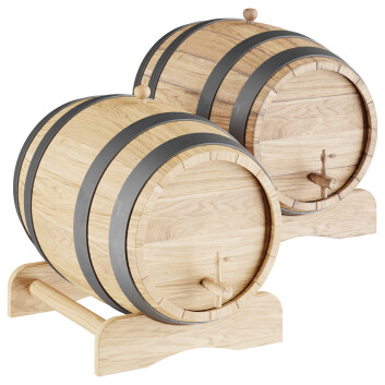 Бочка Wooden 3D модель
