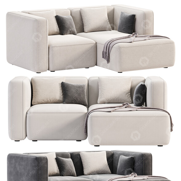 Sofa MAKE Nordic Basecamp XL Small 3D model