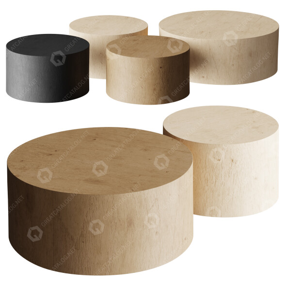 Coffee Tables Riva 1920 Eco 3D model