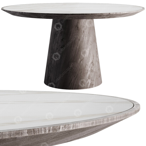 Tabelle High Fashion Home Skye Round 3D-Modell