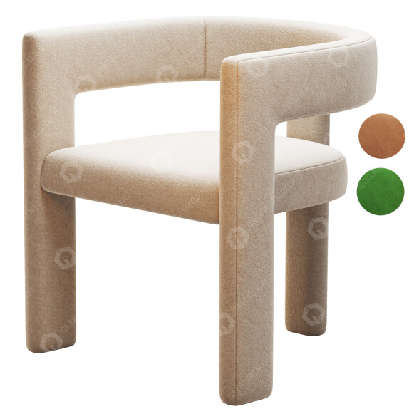 Stuhl Casa Blanco Triah 3D-Modell
