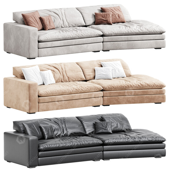 Sofá Edge Decor Sacria Modelo 3D