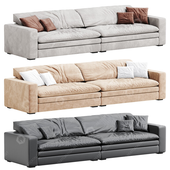 Sofa Edge Decor Sacria 2 3D-Modell