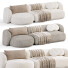 Canapés et Pouf Meridiani Rene - Neselma 3D