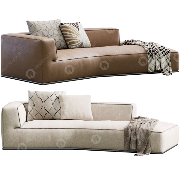 Sofa Flexform Perry 3D model
