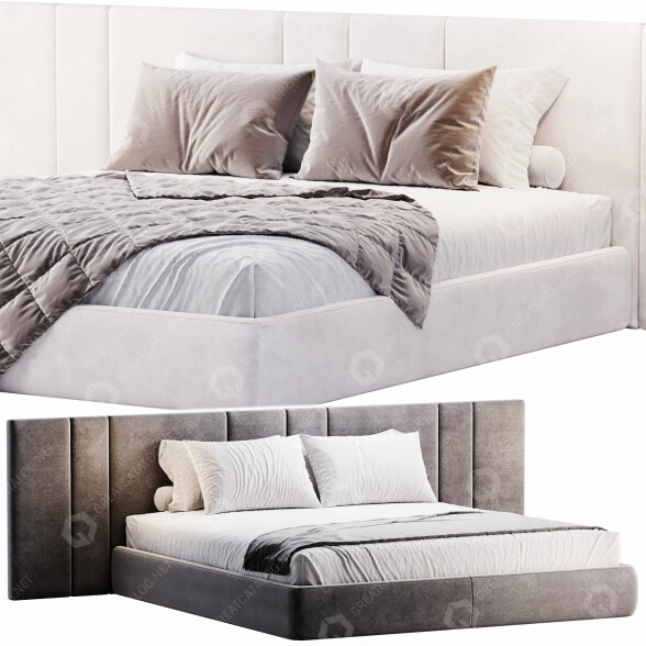 Bett The High Wall Hollis 3D-Modell