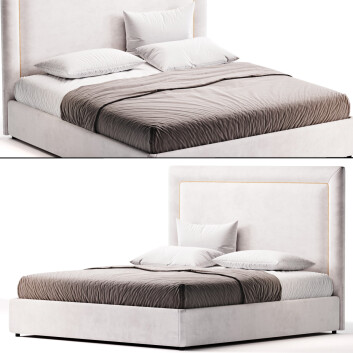 Bett Nylah Bergen Taupe by Highfashionhome