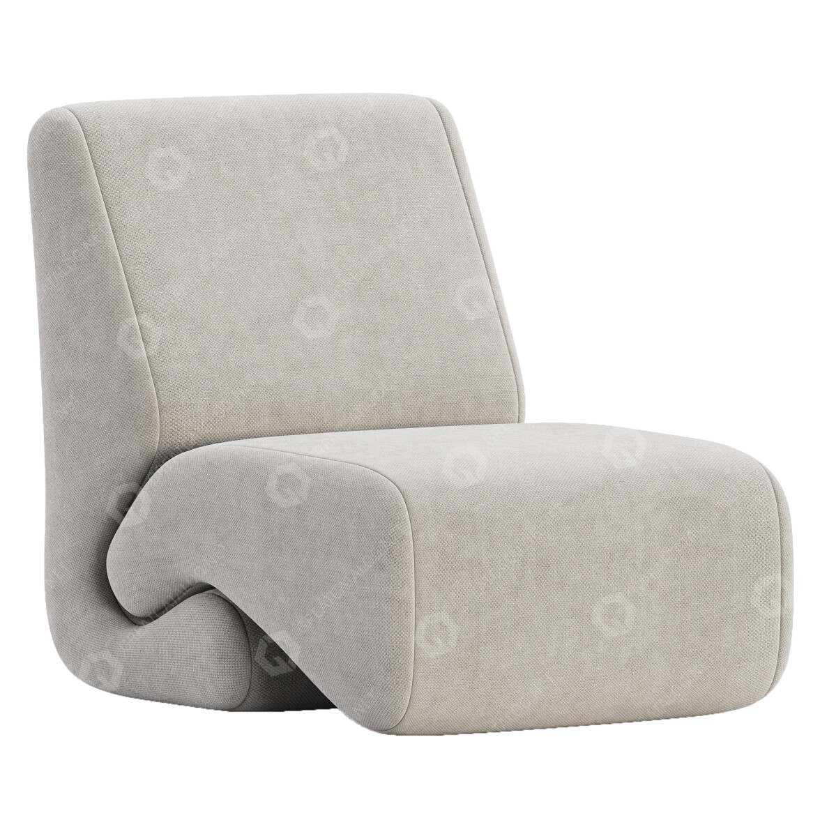 Armchair 1stDibs Pair Ivan Matusik 3D model GreatCatalog 46955