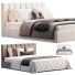 Ліжко West Elm Emmett Channeled Low Profile - leeooo