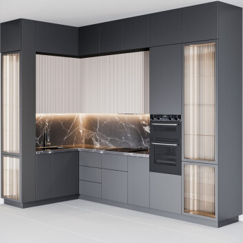 Kuchnia  Modern 44 Model 3D