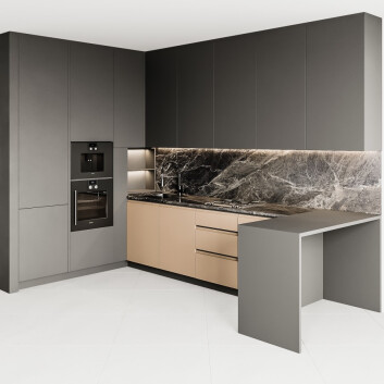 Kuchnia  Modern 45 Model 3D