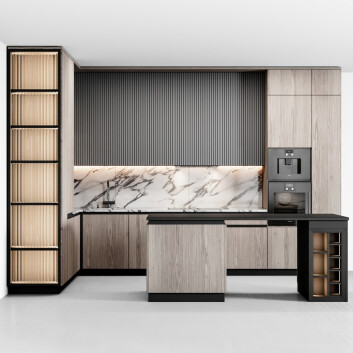 Kuchnia  Modern 48 Model 3D