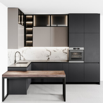 Kitchen Modern 57 3D model