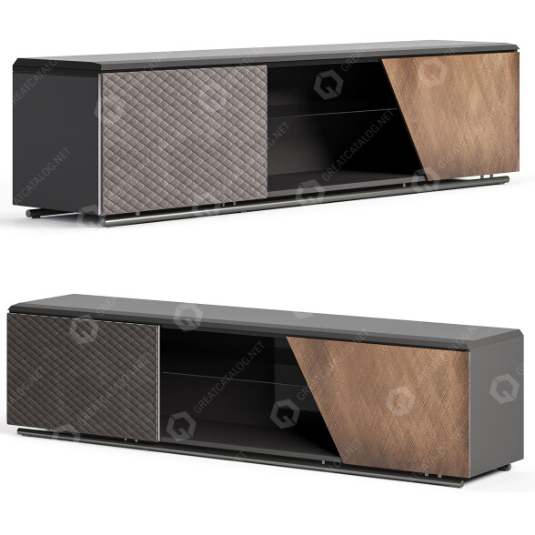 TV Stand Cattelan Italia Aston 3D model GreatCatalog 47047