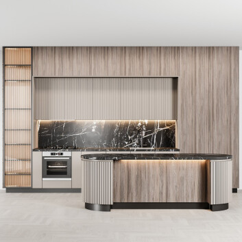 Kitchen Modern 62 3D model