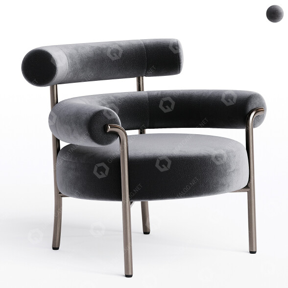Fotel DesignByThem Olio model 3D