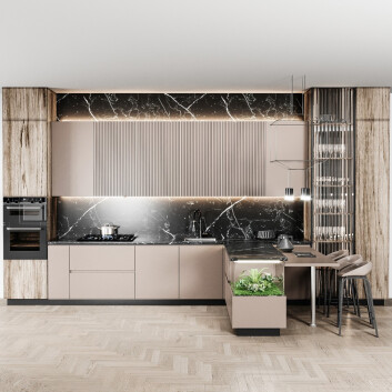 Kitchen Modern 84 3D model