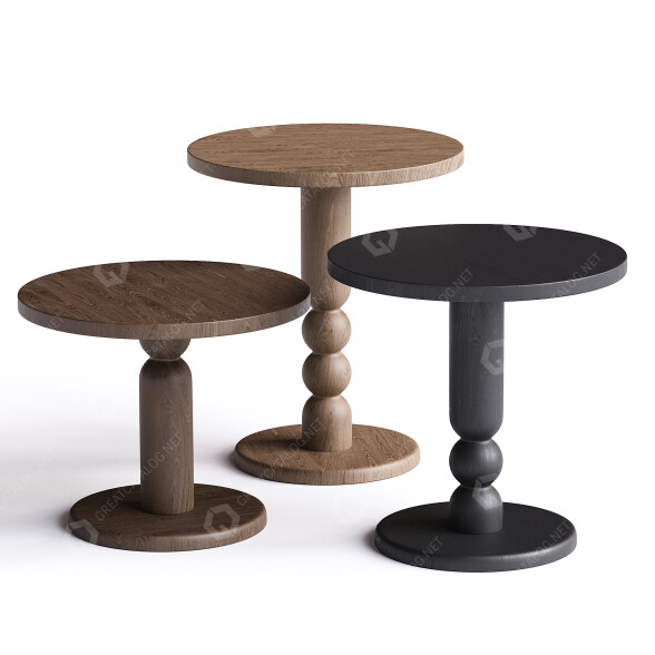 Coffee Tables Bla Station Turn 3D model