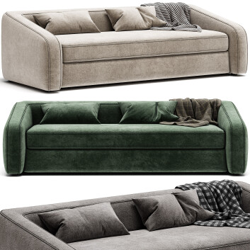 Canapé  Westwing Letto 3 Posti Eliot Modèle 3D