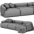 Sofa Westwing Componibile 3 Posti in Boucle Sofia - modeld656-50440