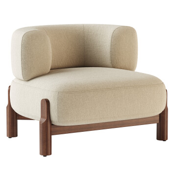 Fauteuil Four Hands Kingston Omari Natural