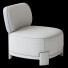 Armchair West Elm Mott - izzatilla3d