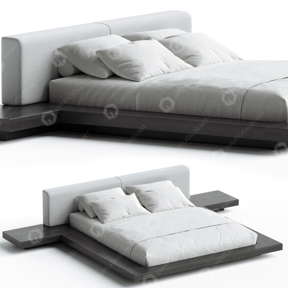 Bett Modloft Worth 3D-Modell