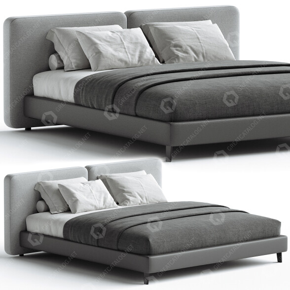 Bett Modloft Bethune 3D-Modell